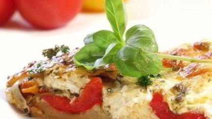 Рецепт Пиццы с фетой по-гречески