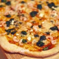 Рецепт Пиццы с креветками