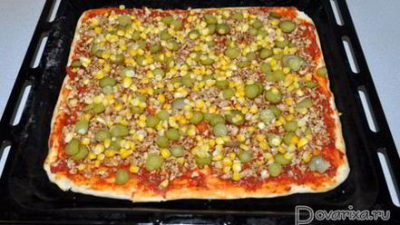 Рецепт пиццы с куриным фаршем