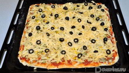 Рецепт пиццы с куриным фаршем