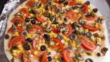 Рецепт пиццы с маслинами