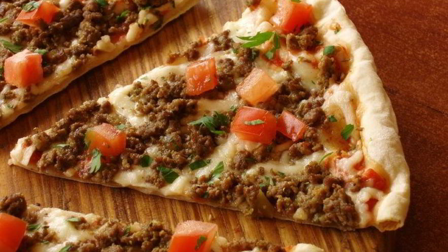 Рецепт пиццы с мясным фаршем