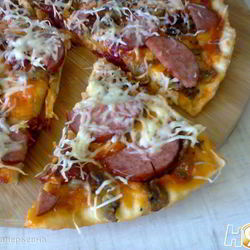 Рецепт Пиццы с салями