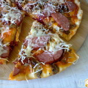 Рецепт Пиццы с салями