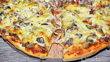Рецепт Пиццы с тунцом