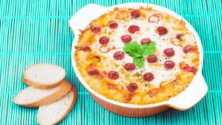 Рецепт пиццы-соуса с гренками