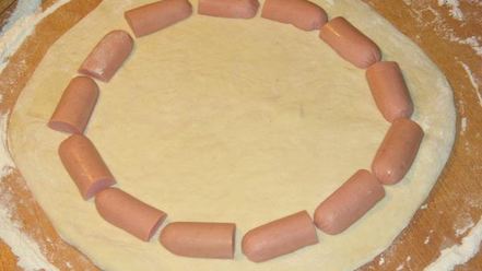 Рецепт пиццы цветочек