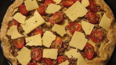 Рецепт пиццы в глубокой посуде многослойная