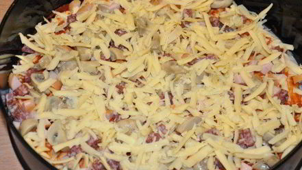 Рецепт пиццы за 40 минут