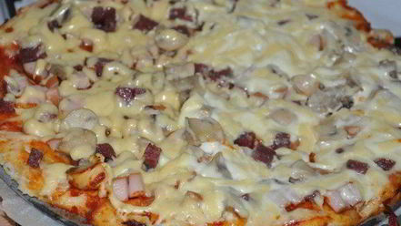 Рецепт пиццы за 40 минут