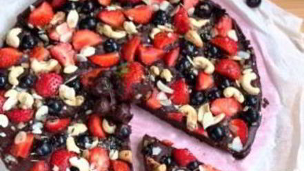 Рецепт шоколадной пиццы