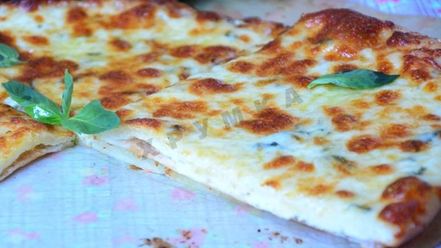 Рецепт сырной пиццы