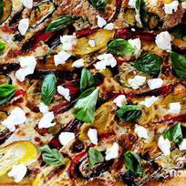 Вегетарианская пицца на гриле