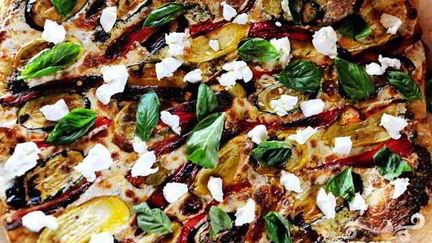 Рецепт Вегетарианской пиццы на гриле