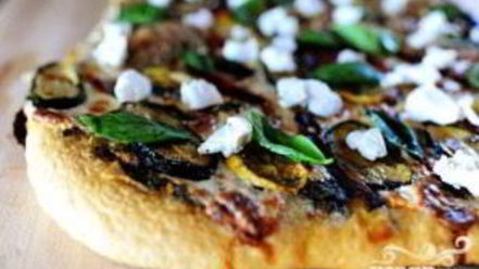 Рецепт вегетарианской пиццы на гриле