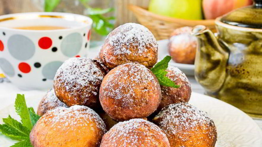 Рецепт банановых пончиков