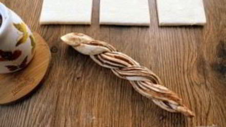 Рецепт крученых пончиков с нутеллой