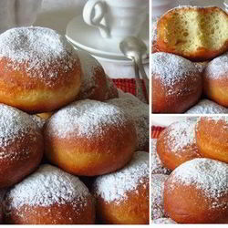 Рецепт Лимонно-ванильных пончики