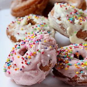 Рецепт Пончиков без дрожжей