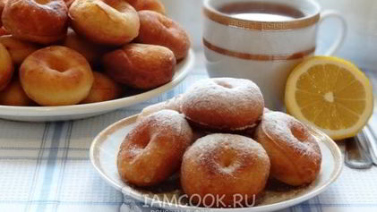 Рецепт Пончиков дрожжевых