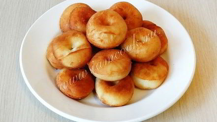 Рецепт пончиков дрожжевых