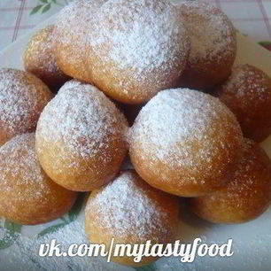 Рецепт Пончиков из творога в мультиварке