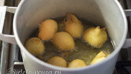 Рецепт пончиков на сгущенном молоке