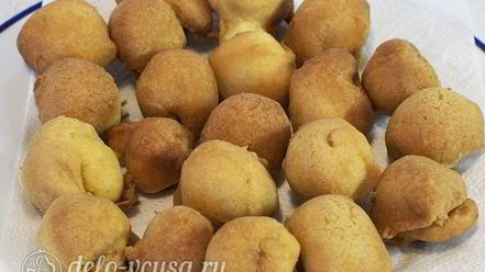 Рецепт пончиков на сгущенном молоке