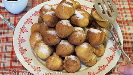 Рецепт пончиков на сгущенном молоке