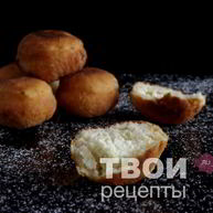 Рецепт Пончиков с творогом