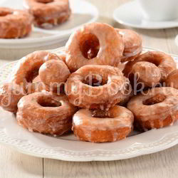 Рецепт Пончиков сахарных с глазурью
