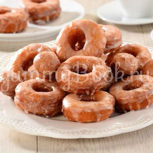 Рецепт Пончиков сахарных с глазурью