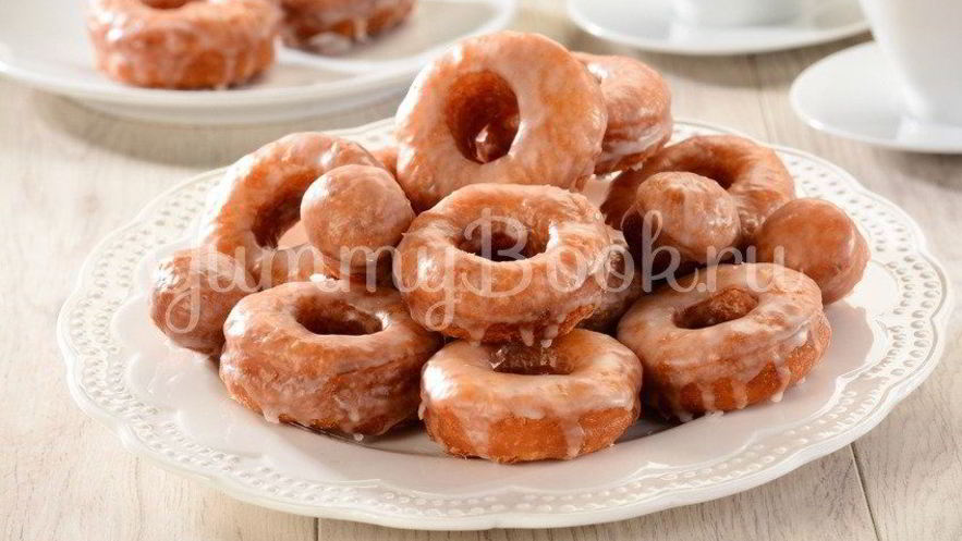 Рецепт пончиков сахарных с глазурью