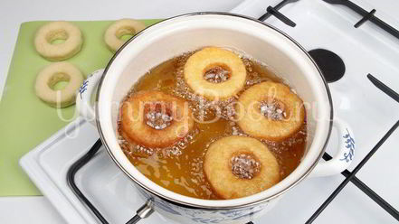 Рецепт пончиков сахарных с глазурью