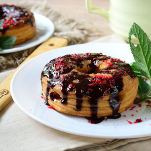 Рецепт Пончиков во фритюре с шоколадом