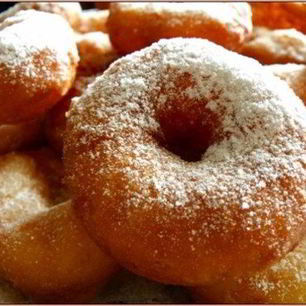 Рецепт Шоколадна-кокосовых пончики