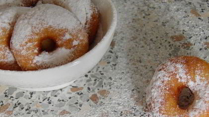 Рецепт Творожных пончиков-бубликов