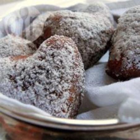 Рецепт Творожных пончиков Сердечки