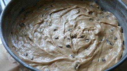 Рецепт черно-смородиновой коврижка под шоколадом