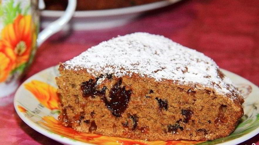 Рецепт коврижки с черносливом