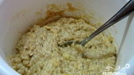 Рецепт постной коврижки с медом и бананом