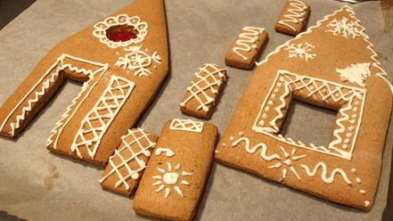 Рецепт пряничной деревушки