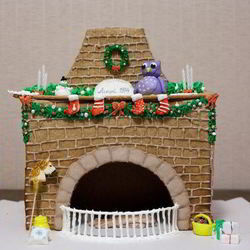 Рецепт Пряничного камина