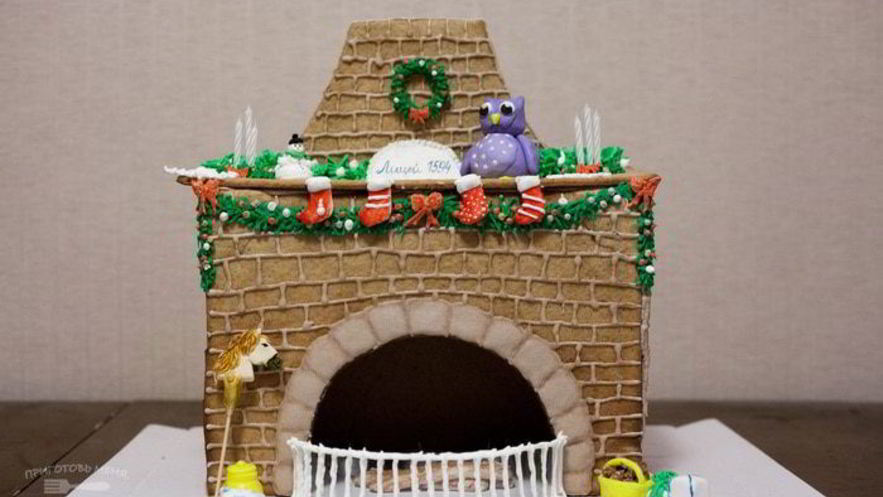 Рецепт пряничного камина