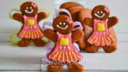 Рецепт пряников рождественских имбирных