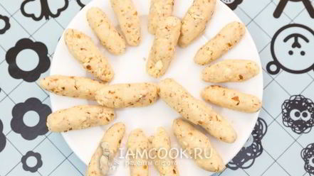 Рецепт рулетиков с марципаном и миндалем