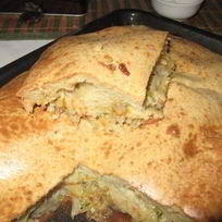 Капустная шарлотка