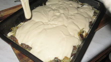 Рецепт капустной шарлотки