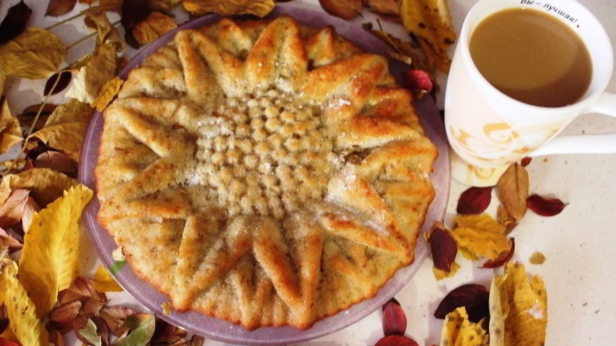 Рецепт осенней шарлотки