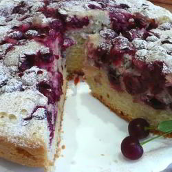 Рецепт Пирога с вишней в мультиварке типа шарлотка